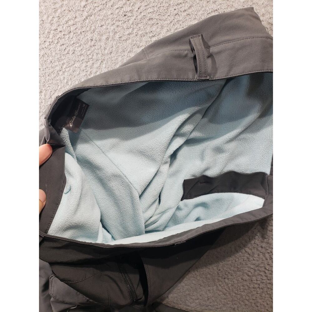 Eddie Bauer Cargo Pants Women's 16 Gray Fleece Lined Stretch Gorpcore 38x32 - Picture 12 of 16